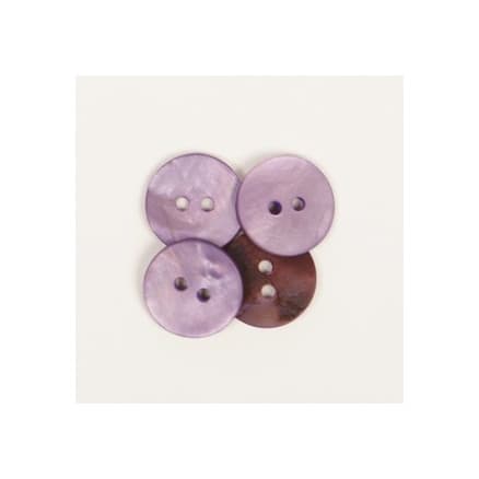 Drops Knapp Rund Lila 15mm 619 - 1 st.