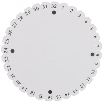 Kumihimo Skiva Rund 13cm