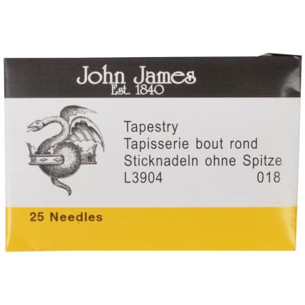 John James Stramaljnålar Trubbiga strl. 18 - 25 st.