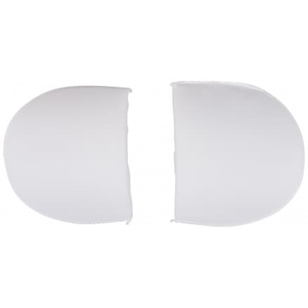 Axelvaddar med skum Raglan Vit 15mm 13x16cm - 2 st.