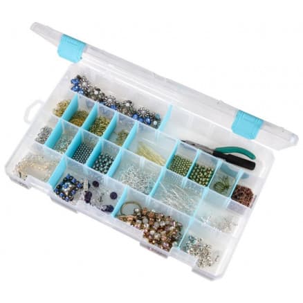 ArtBin Plastlåda till knappar och tillbehör Transparent 36x23x5cm