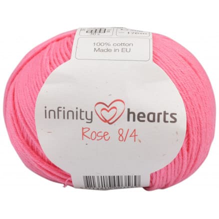 Infinity Hearts Rose 8/4 Garn Unicolor 33 Rosa