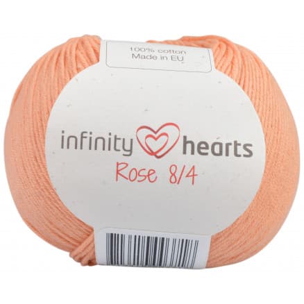 Infinity Hearts Rose 8/4 Garn Unicolor 195 Persika