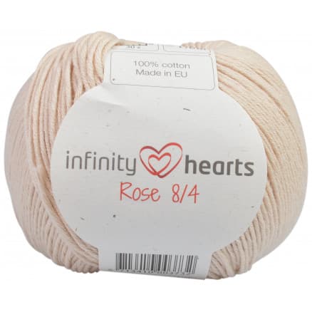 Infinity Hearts Rose 8/4 Garn Unicolor 212 Sand
