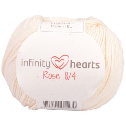 Infinity Hearts Rose 8/4 Garn Unicolor 172 Natur