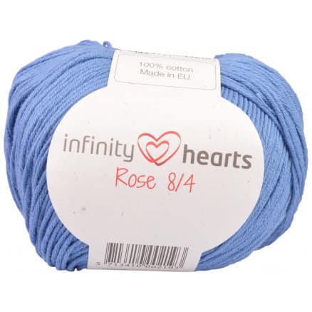 Infinity Hearts Rose 8/4 Garn Unicolor 91 Jeansblå