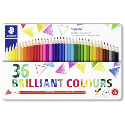 Staedtler Ergosoft färgpennor Ass. färger - 36 st.