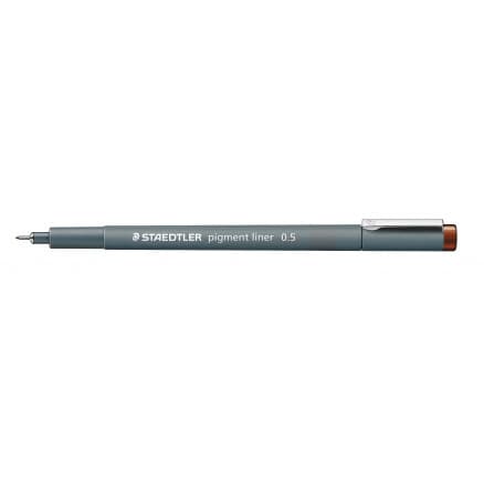 Staedtler Pigment Liner Tuschpenna Brun 0,5mm - 1 st.