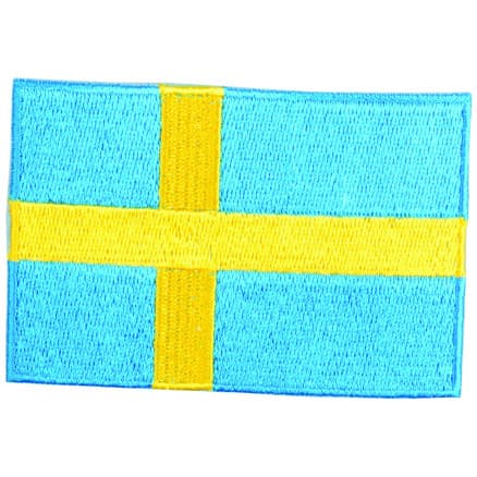 Strykmärke Flagga Sverige 9x6cm - 1 st.
