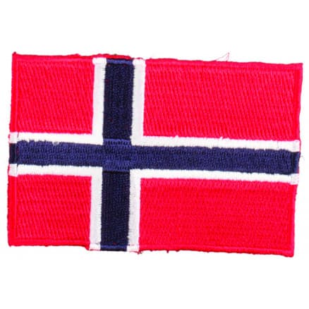 Strykmärke Flagga Norge 9x6cm - 1 st.