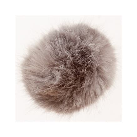 Rico Pompom Tofs Akryl Silvergr� 10 cm