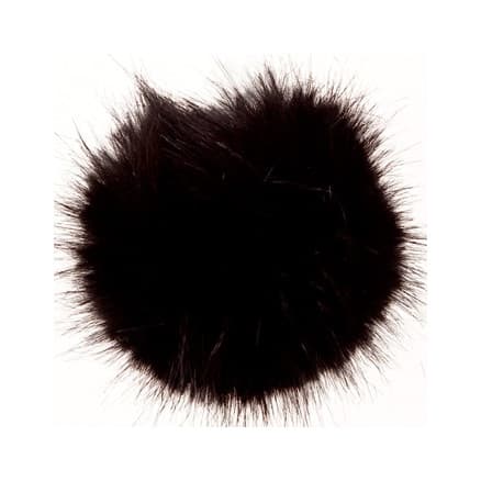 Rico Pompon Tofs Akryl Svart10 cm