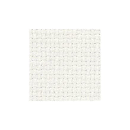Permin Aida 5,4tr Broderityg Knäckt Vit 43x50cm