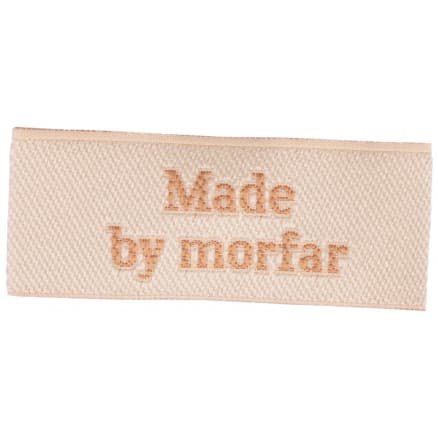 Label Made by Morfar Sandfärgad - 1 st