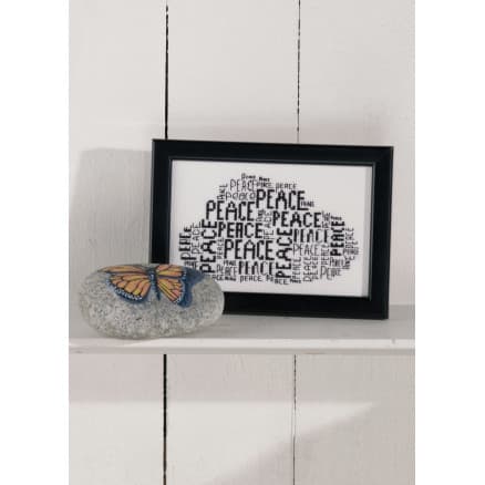 Permin Broderikit Aida Sky Peace 9x14cm