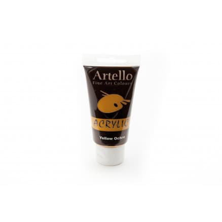 Artello Akrylfärg/Konstnärsfärg Gul ockra 75ml