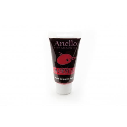 Artello Akrylfärg/Konstnärsfärg Mörkröd 75ml