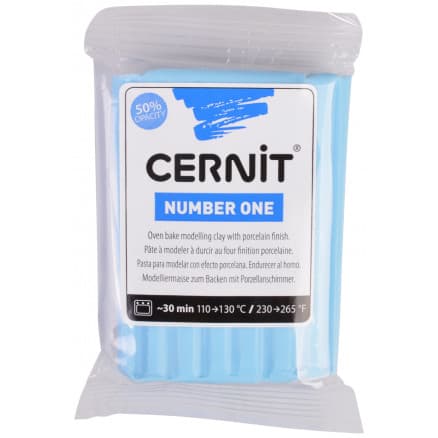 Cernit Modellera Unicolor 038 Himmelsblå 56g