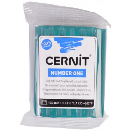 Cernit Modellera Unicolor 033 Mörkgrön 56g