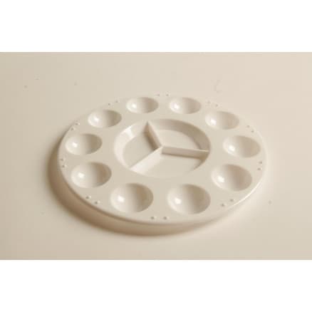 Artino Plastpalett Rund Vit 11 rum