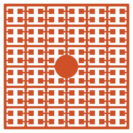 Pixelhobby Midi Pärlor 251 Orange 2x2mm - 140 pixels
