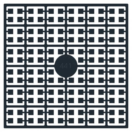 Pixelhobby Midi Pärlor 441 Svart 2x2mm - 140 pixels
