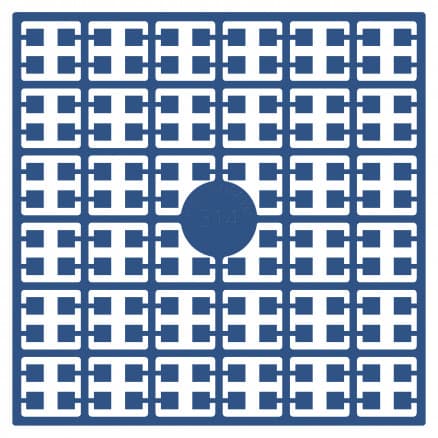 Pixelhobby Midi Pärlor 314 Blå 2x2mm - 140 pixels