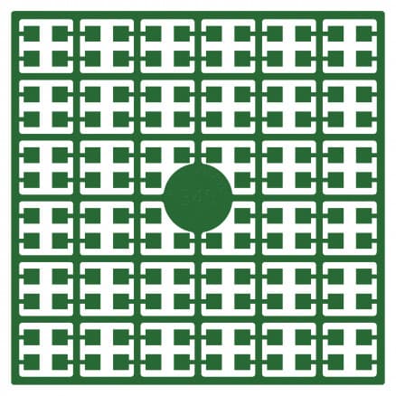 Pixelhobby Midi Pärlor 345 Mörk smaragdgrön 2x2mm - 140 pixels