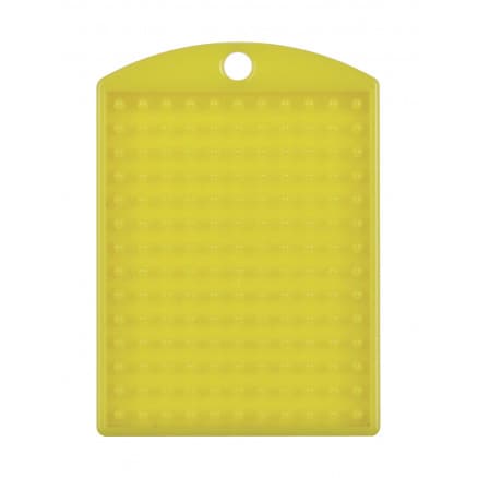 Pixelhobby Nyckelring/Medaljong Gul 3x4cm - 1 st