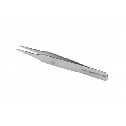 Pixelhobby Pincett Rak Aluminium 13 cm - 1 st