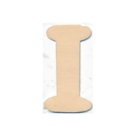 Träbokstav I 10x0,4cm - 1 st.