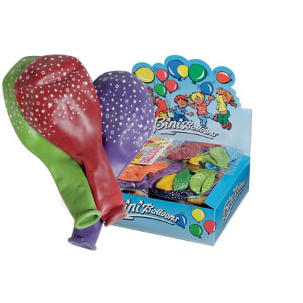 Bini Balloons Ballonger Stjärnor Ass. färger Ø29cm - 6 st.