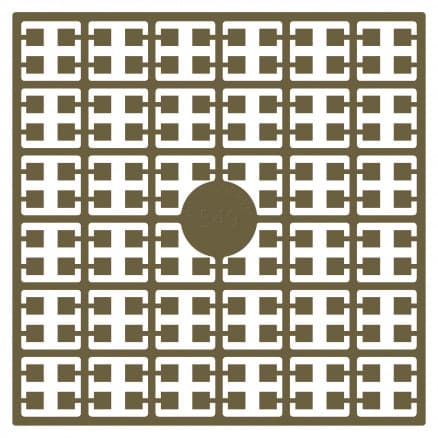 Pixelhobby Midi Pärlor 549 Mörk Mocka Beige 2x2mm - 140 pixels