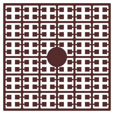 Pixelhobby Midi Pärlor 544 Mörk Valnöt 2x2mm - 140 pixels