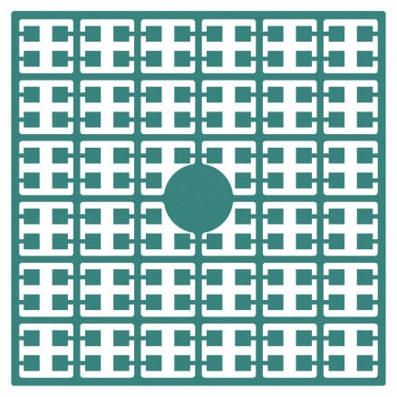 Pixelhobby Midi Pärlor 537 Mörk klar Grön 2x2mm - 140 pixels