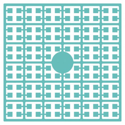 Pixelhobby Midi Pärlor 536 Ljus Petrol 2x2mm - 140 pixels