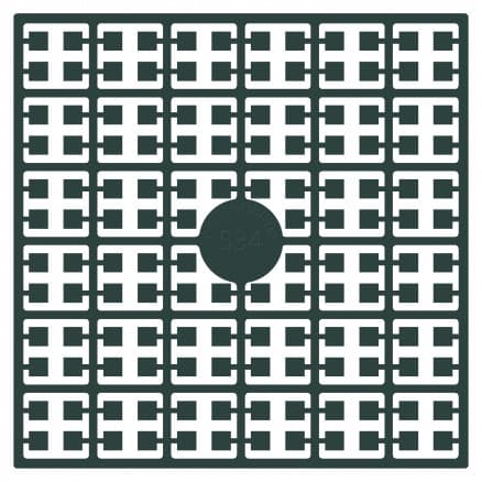 Pixelhobby Midi Pärlor 534 Mörk Petrol 2x2mm - 140 pixels