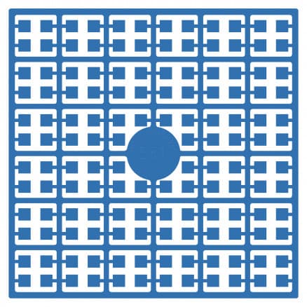 Pixelhobby Midi Pärlor 531 Mörk Klar Turkos 2x2mm - 140 pixels