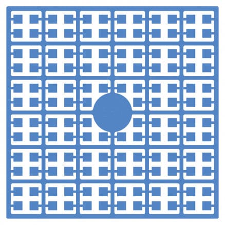 Pixelhobby Midi Pärlor 530 Klar Blå 2x2mm - 140 pixels