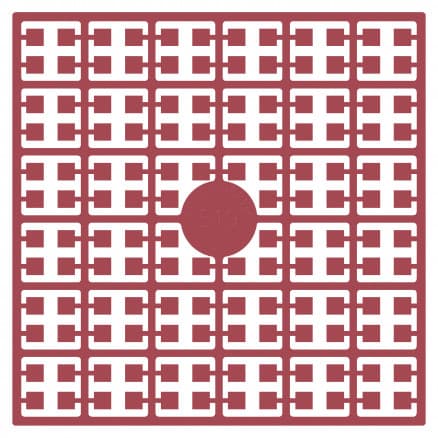 Pixelhobby Midi Pärlor 519 Hallon 2x2mm - 140 pixels