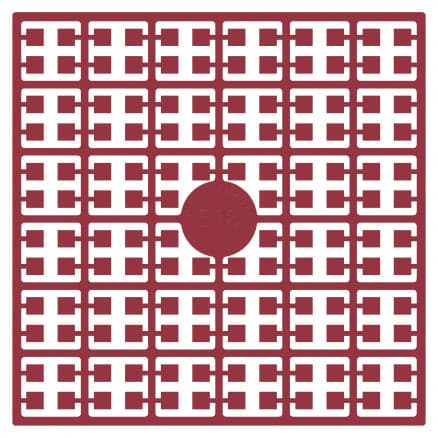 Pixelhobby Midi Pärlor 518 Mörk Hallon 2x2mm - 140 pixels