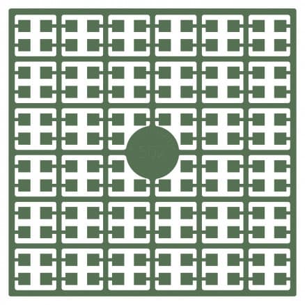 Pixelhobby Midi Pärlor 502 Mörk Dov Grön 2x2mm - 140 pixels