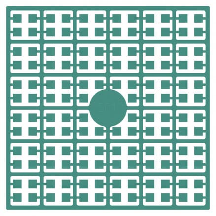 Pixelhobby Midi Pärlor 501 Mörk Sjögrön 2x2mm - 140 pixels