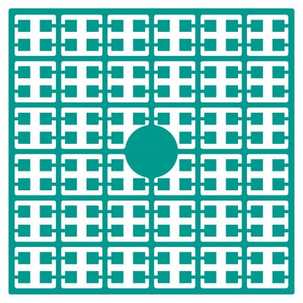 Pixelhobby Midi Pärlor 499 Extra mörk Sjögrön 2x2mm - 140 pixels