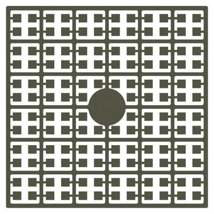 Pixelhobby Midi Pärlor 486 Extra mörk Gråbrun 2x2mm - 140 pixels