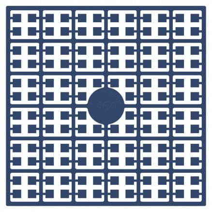 Pixelhobby Midi Pärlor 464 Extra Mörk Dov Blå 2x2mm - 140 pixels