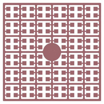 Pixelhobby Midi Pärlor 456 Mörk Dov Lila 2x2mm - 140 pixels