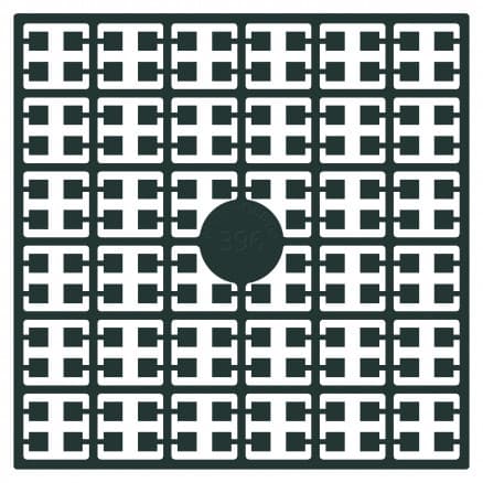 Pixelhobby Midi Pärlor 396 Extra mörk Djup Skogsgrön 2x2mm - 140 pixels