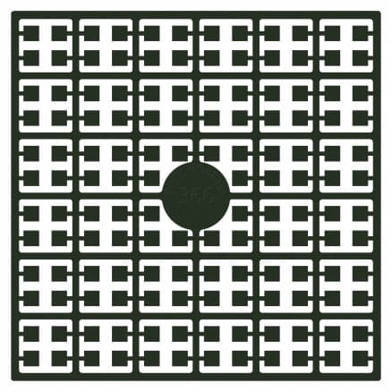 Pixelhobby Midi Pärlor 366 Mörk Avokado 2x2mm - 140 pixels