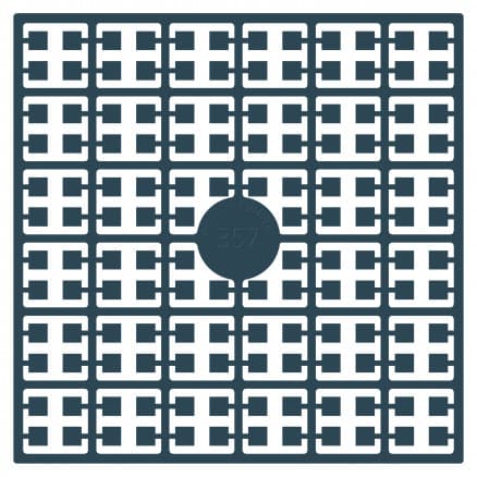 Pixelhobby Midi Pärlor 357 Väldigt Mörk Grågrön 2x2mm - 140 pixels